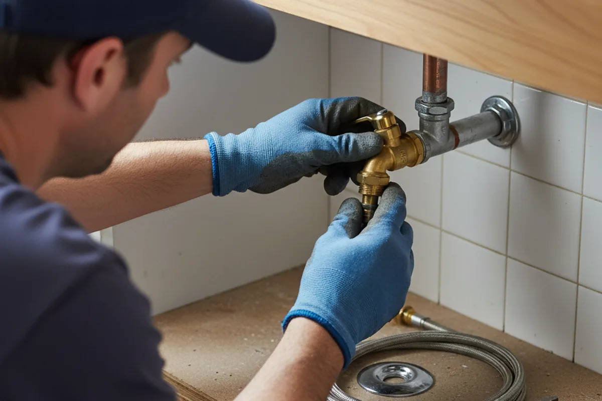 Shutoff valve and fitting work during Repiping in Assonet